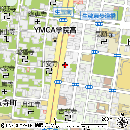 タイムズモビリティネットワークタイムズカーレンタル四天王寺夕陽丘周辺の地図