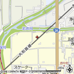 奈良県奈良市杏町267周辺の地図