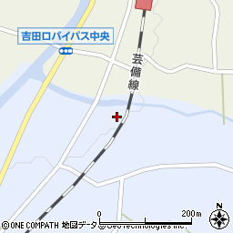 広島県安芸高田市甲田町上小原1169周辺の地図