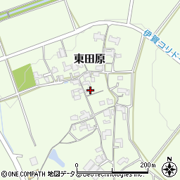 三重県名張市東田原2250周辺の地図