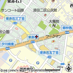 ＪＡ　Ｊセルフ田原中央ＳＳ周辺の地図