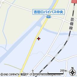 広島県安芸高田市甲田町上小原1221周辺の地図