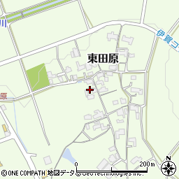 三重県名張市東田原2240周辺の地図