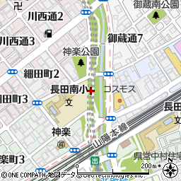 阪神高速３１号神戸山手線周辺の地図