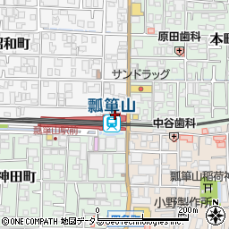 大阪府東大阪市周辺の地図