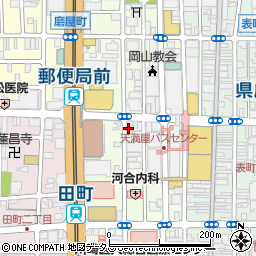 ザ・スーツカンパニー岡山店周辺の地図
