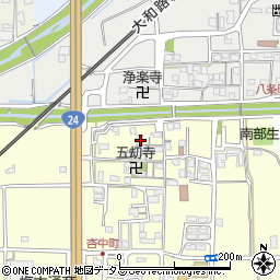 奈良県奈良市杏町361周辺の地図