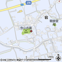 岡山県総社市宿597周辺の地図