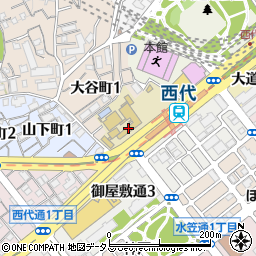 神戸市立蓮池小学校周辺の地図