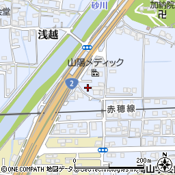 岡山県岡山市東区浅越760周辺の地図