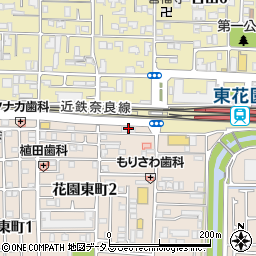 大阪シティ信用金庫東花園支店周辺の地図