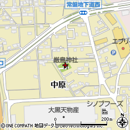 岡山県総社市中原442周辺の地図
