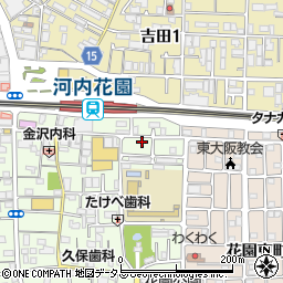 花園本町テラス周辺の地図