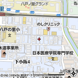 大阪府東大阪市下小阪5丁目8-8周辺の地図
