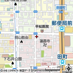エクセルメゾン田町周辺の地図