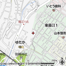 東藤江サクラ公園周辺の地図