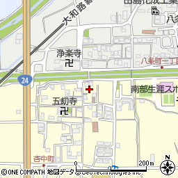 奈良県奈良市杏町384周辺の地図