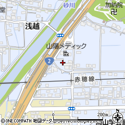 岡山県岡山市東区浅越760-12周辺の地図