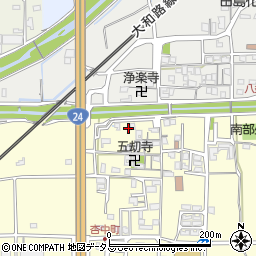 奈良県奈良市杏町342周辺の地図