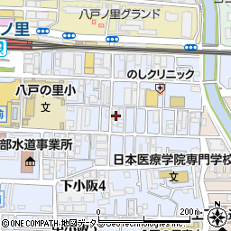 大阪府東大阪市下小阪5丁目8-20周辺の地図