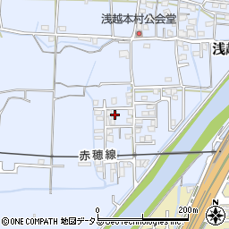 岡山県岡山市東区浅越205周辺の地図