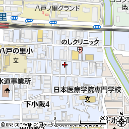 大阪府東大阪市下小阪5丁目8-7周辺の地図