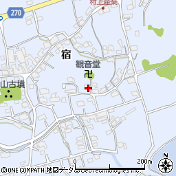 岡山県総社市宿736周辺の地図