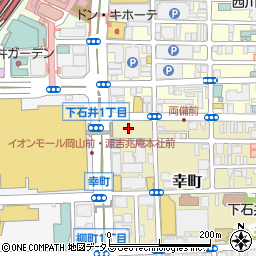 岡山県岡山市北区幸町1周辺の地図