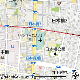 コミュニティフードホール大阪・日本橋周辺の地図