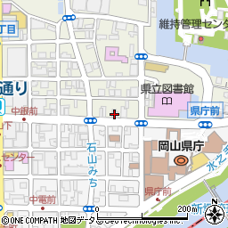 株式会社三晃空調　中国支店岡山営業所周辺の地図
