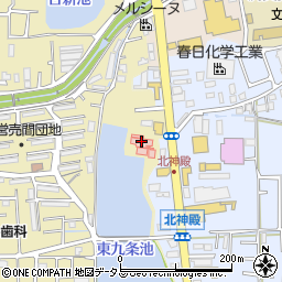 奈良東九条病院（応篤会）周辺の地図