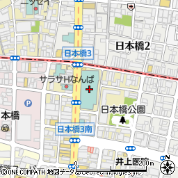 バナナの神様 大阪難波店周辺の地図