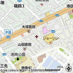 松竹タクシー周辺の地図