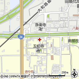 奈良県奈良市杏町363周辺の地図