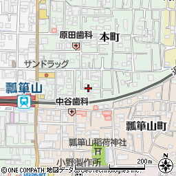 大阪府東大阪市本町13周辺の地図