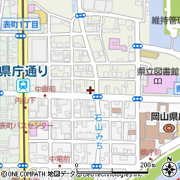 京都祇園 ボニッシュ 岡山店周辺の地図