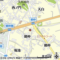 愛知県田原市神戸町郷仲133-23周辺の地図