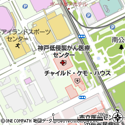 神戸低侵襲がん医療センター周辺の地図