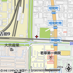 大阪府東大阪市桜町8周辺の地図