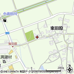 三重県名張市東田原1362周辺の地図