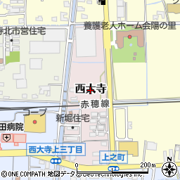 岡山県岡山市東区西大寺周辺の地図