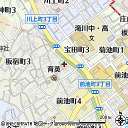 神戸市立児童館板宿児童館周辺の地図