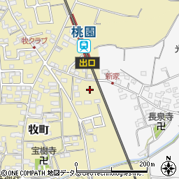 三重県津市牧町326周辺の地図
