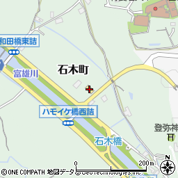 ローソン奈良石木町店周辺の地図