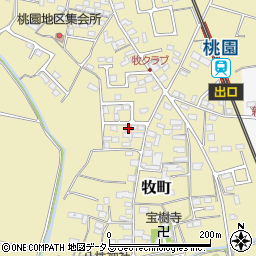 三重県津市牧町283周辺の地図
