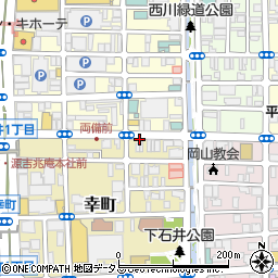 ワインと地酒・武田　岡山・幸町店周辺の地図