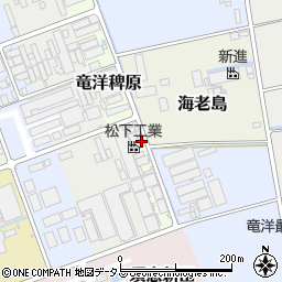 静岡県磐田市竜洋稗原653周辺の地図