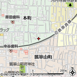 大阪府東大阪市本町12-9周辺の地図