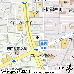 ローソン岡山高柳西町店周辺の地図