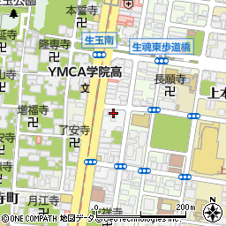 ニチイケアセンター　上本町周辺の地図